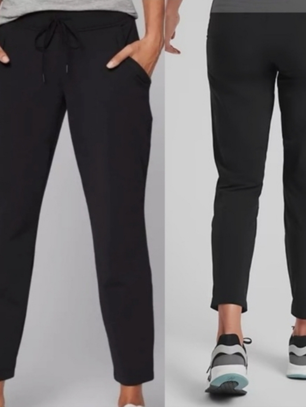 Athleta Midtown Ankle Pant Black 10P